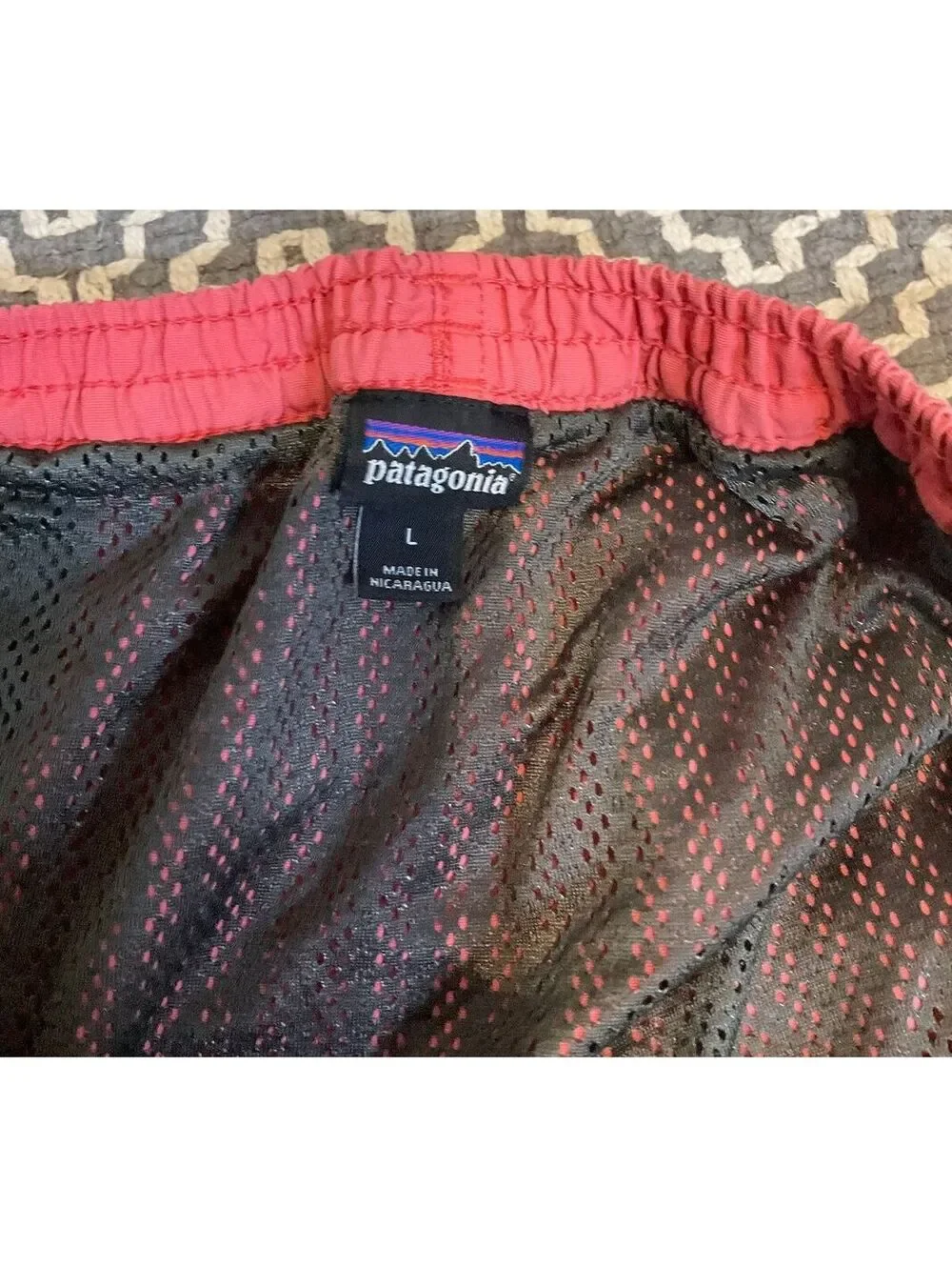 Patagonia pink swim shorts size L
